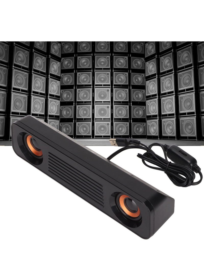 Wired Soundbar with Subwoofer, USB HiFi 360 Degree Stereo Speaker, Home Theater Surround Sound System for TV and Gaming - Image 5