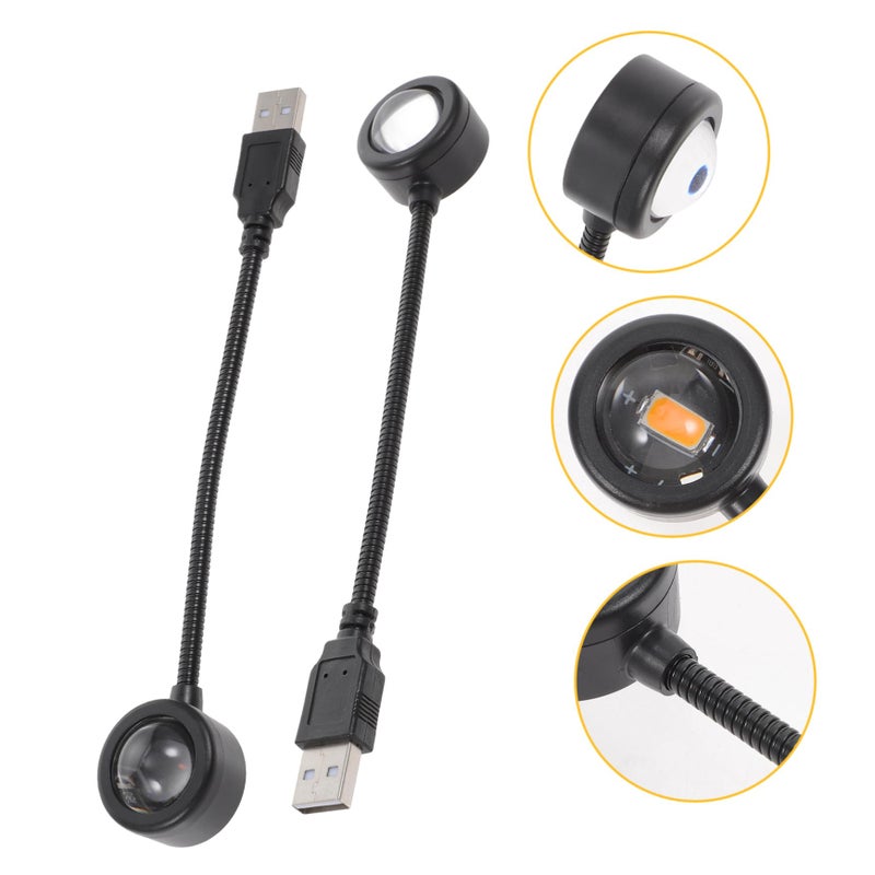 مصباح عرض غروب الشمس 2 قطعة مصباح ليلي LED لتزيين المنزل وإضفاء أجواء مريحة - Image 5