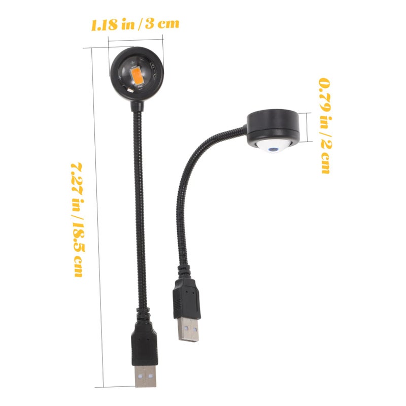 مصباح عرض غروب الشمس 2 قطعة مصباح ليلي LED لتزيين المنزل وإضفاء أجواء مريحة - Image 3