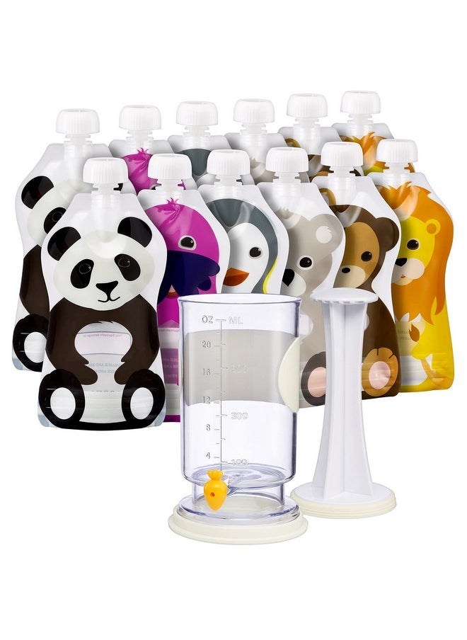 Squooshi - Toddler Food Pouch Maker/Filler + 12 Large 5 Oz Pouches/The Filling Station For Baby Food And Toddler Snack Pouches - Image 1