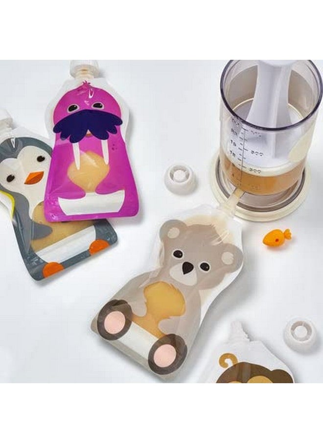 Squooshi - Toddler Food Pouch Maker/Filler + 12 Large 5 Oz Pouches/The Filling Station For Baby Food And Toddler Snack Pouches - Image 1