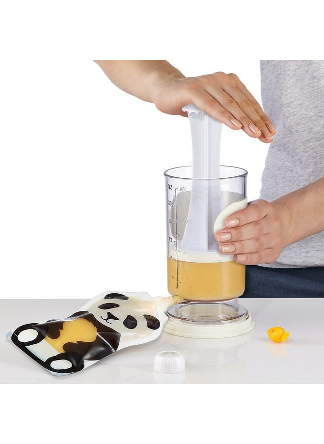 Squooshi - Toddler Food Pouch Maker/Filler + 12 Large 5 Oz Pouches/The Filling Station For Baby Food And Toddler Snack Pouches - Image 1