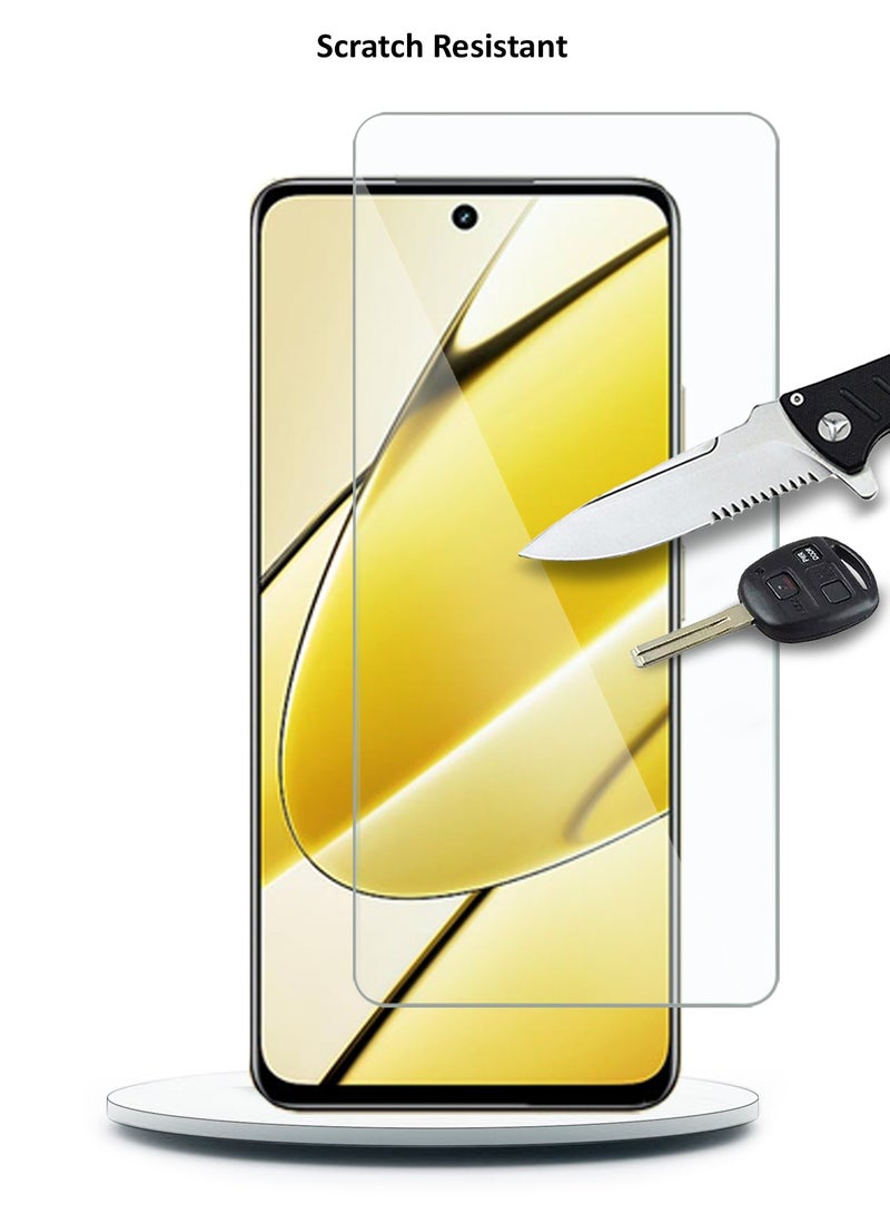 Wtech Realme 11 5G 2023 9H 2.5D Tempered Glass Screen Protector (MSG9CN) - Clear - Image 4