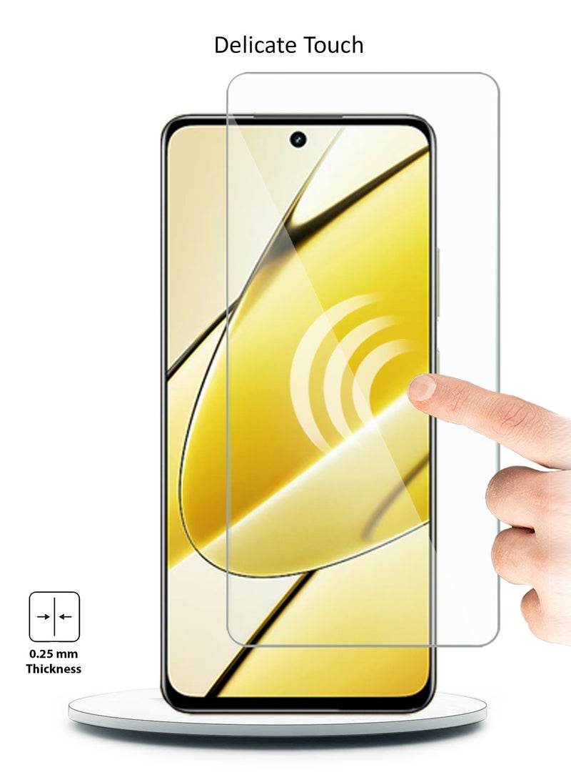 Wtech Realme 11 5G 2023 9H 2.5D Tempered Glass Screen Protector (MSG9CN) - Clear - Image 5