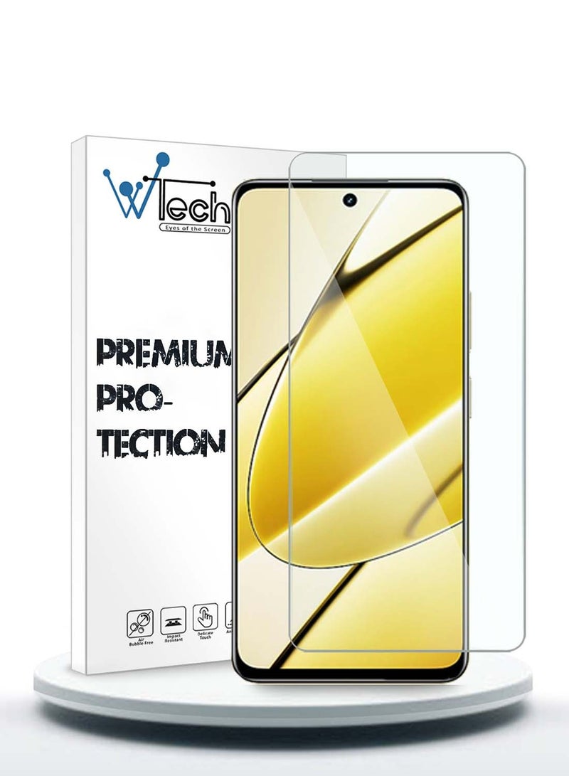 Wtech Realme 11 5G 2023 9H 2.5D Tempered Glass Screen Protector (MSG9CN) - Clear - Image 1