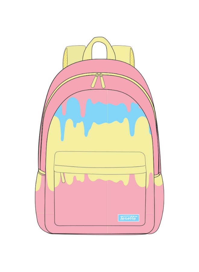 Toretto 4 PCS Backpack Set with 17 " School Backpack , Lunch Bag, Water Bottle & Pencil case, Gift for girls - Image 2