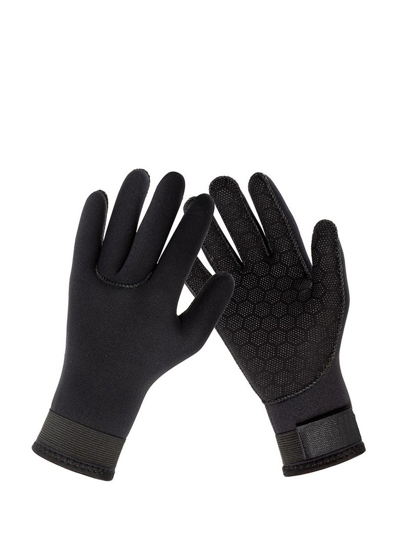 Y&D Wetsuit Gloves, 3mm Neoprene Diving Thermal Anti-Slip Scuba Gloves with Adjustable Wrist Strap for Men Women Snorkeling Water Skiing Swimming Surfing Fishing Kayaking  - Image 1