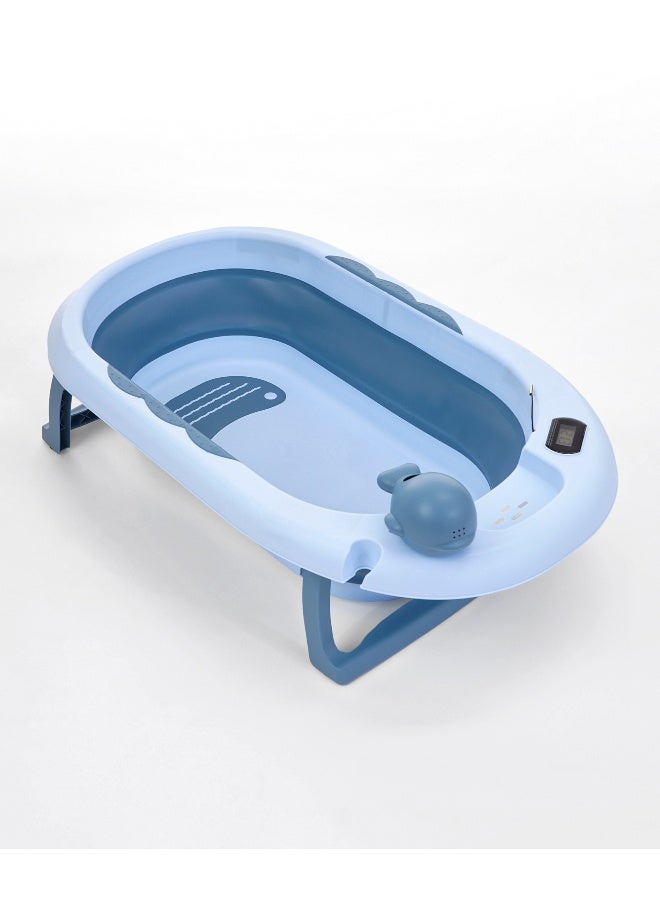 Fab N Funky Baby Bath Tub With Temperature Control - Blue - Image 1