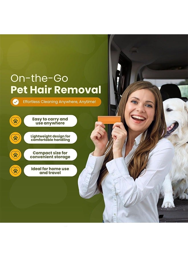 DAKS Reusable Carpet Lint Remover – Handheld Pet Hair Scraper for Rugs and Upholstery – Manual Reusable Tool for Deep Cleaning without Power - Image 4