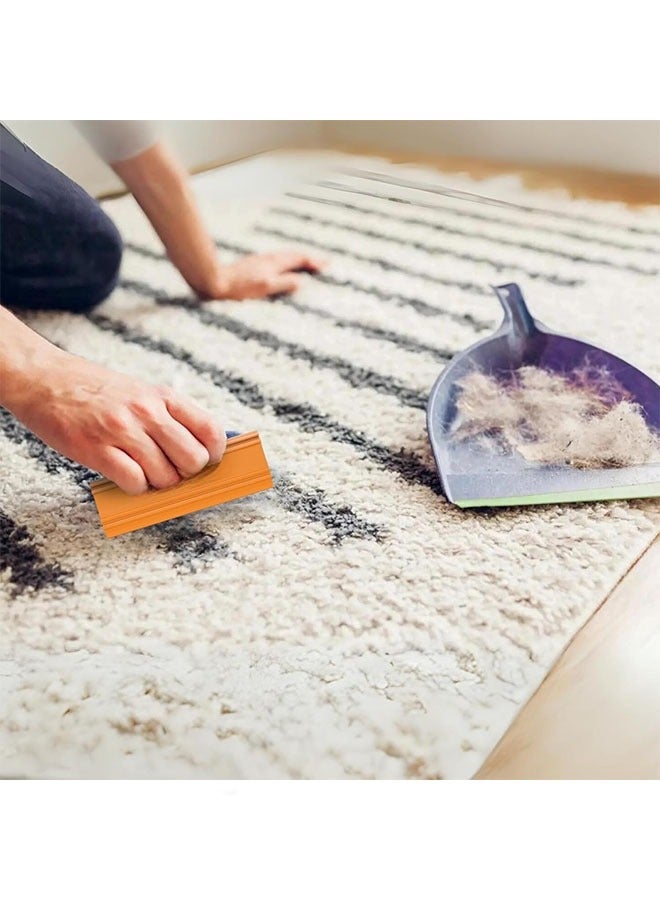 DAKS Reusable Carpet Lint Remover – Handheld Pet Hair Scraper for Rugs and Upholstery – Manual Reusable Tool for Deep Cleaning without Power - Image 2