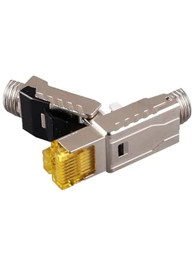 DOITOOL Cat8 RJ45 Pass Through Shielded Ethernet Connector Tool Free External Plug - Image 1