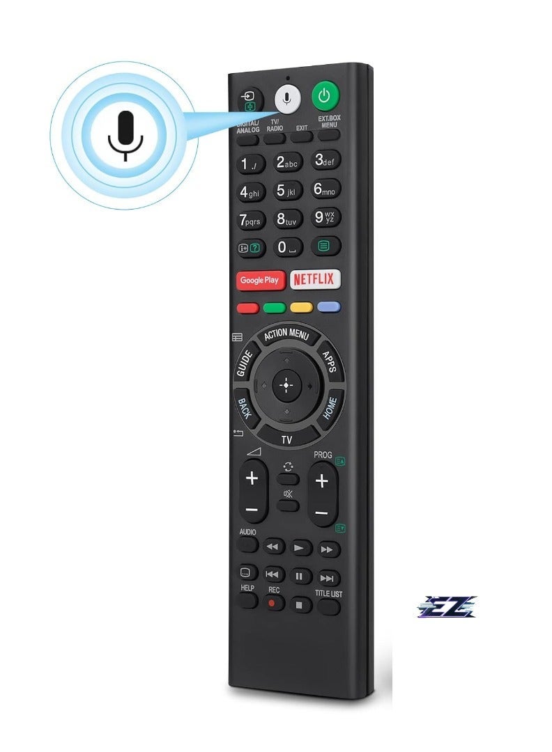 PopZa Replacement Remote Control for Sony TV, for Sony Bravia TVs, for All Sony 4K UHD LED LCD HD Smart TVs - With Battery - Image 2