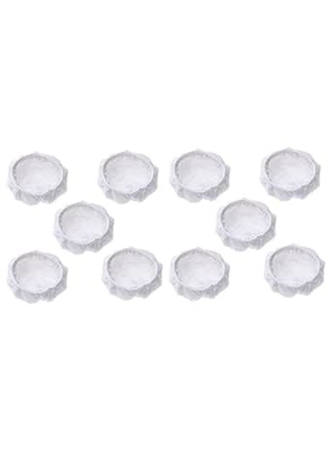10Pcs Wool Polishing Pads Wax Applicator For Car Detailing Marble Buffing - Image 1