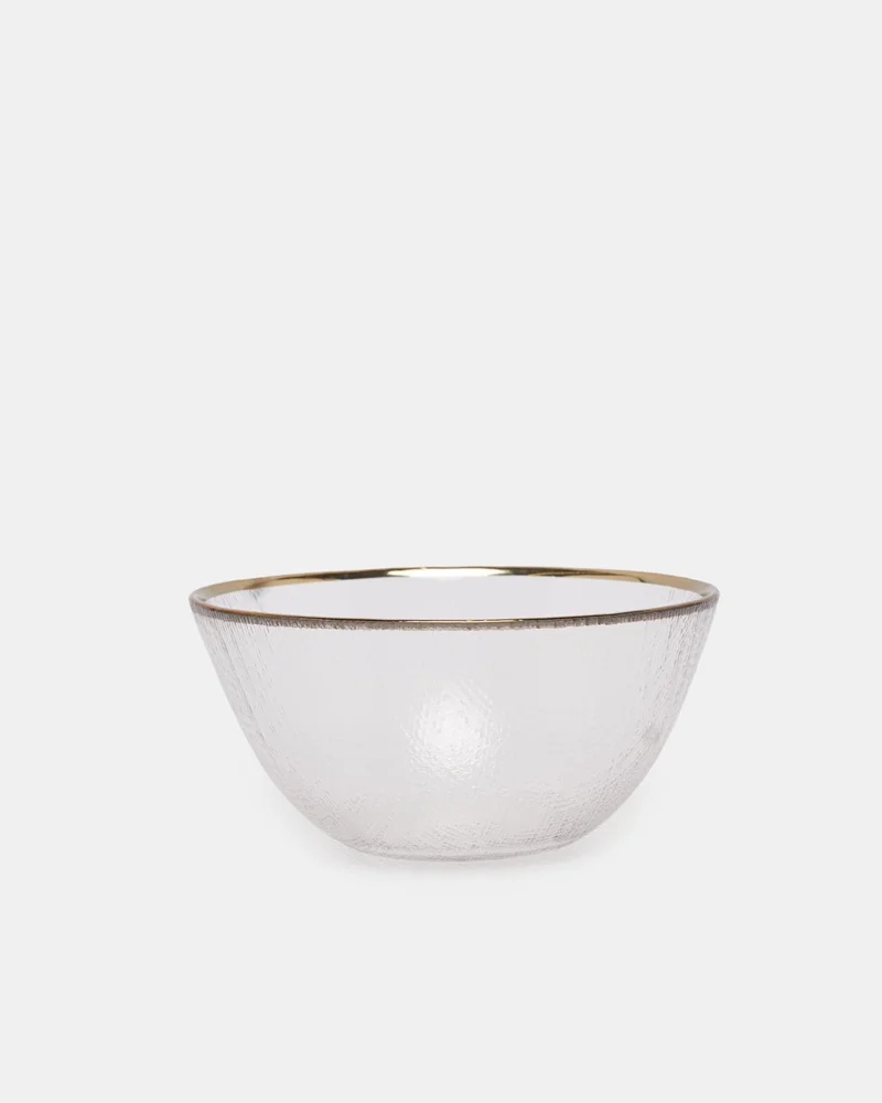 REDTAG Gold Band Glass Cereal Bowl