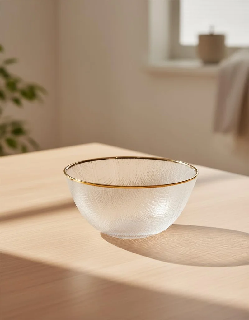 REDTAG Gold Band Glass Cereal Bowl