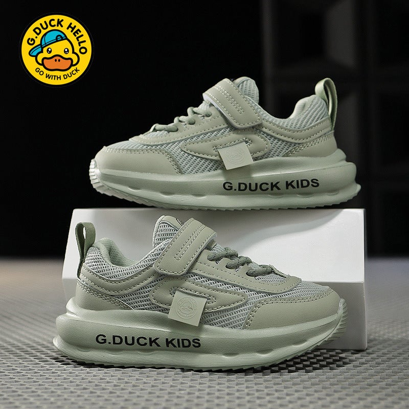 Brand Boys And Girls Sports Shoes For Boys And Girls 2025 Spring And Boys And Girls Running Shoes Breathable Mesh Running Shoes - Image 3