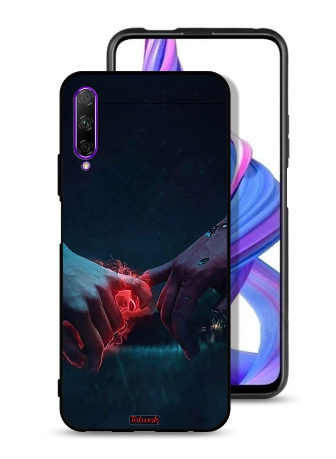 Tolwak Honor 9X Pro Protective Case Cover Burning Hands - Image 1