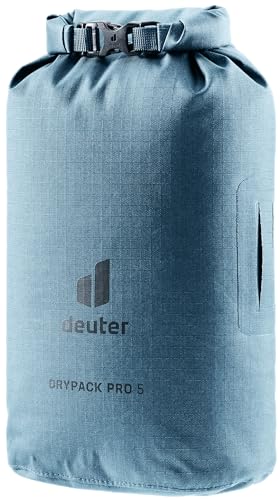 Deuter Drypack Pro 5L Waterproof 5Liter Storage Pack Sack for Trekking Hiking Bikepacking Mountain Climbing Atlantic - Image 1