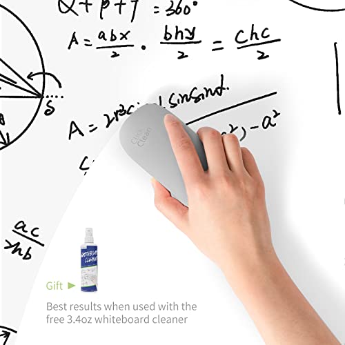 CLICK CLEAN Replaceable Dry Erase Board Eraser, 4-in-1 Magnetic Whiteboard Eraser with 3 Replaceable Felt Pads, Free 3.4oz Whiteboard Cleaner Included, Intended for Classroom, Home and Office - Image 3