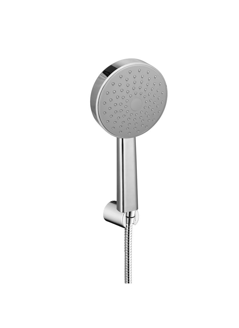 Waterman Opal Hand Shower Single Function Setting ABS Material With 15 Mtr SS Tube Chrome Finish Handheld Shower Set
