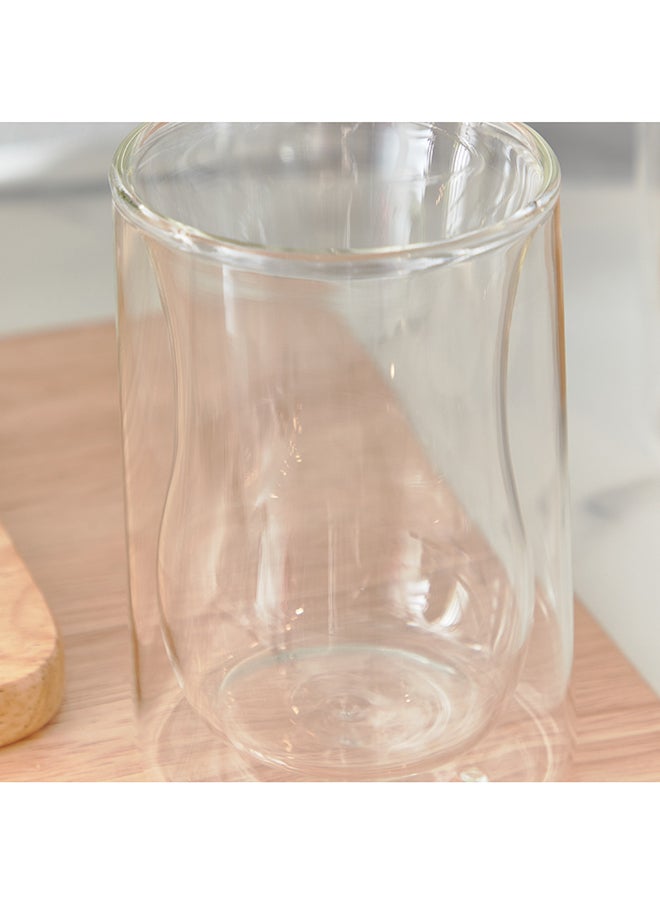 Home Box - طقم أكواب زجاجية مزدوجة الجدران من 4 قطع سعة 200 مل - Image 1