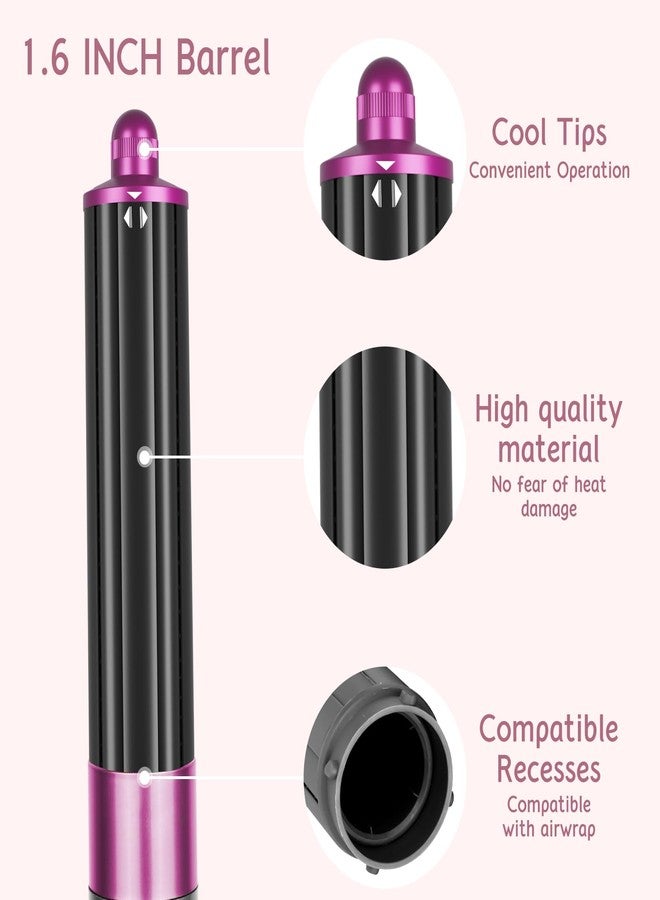 ZEPHBLOW Long Barrel for Dyson Airwrap, Long Hair Curling Roller Barrels Compatible with Airwrap HS01/05, Self-Curling Replacement Attachment for Part No.971889-05, Rose - Image 5