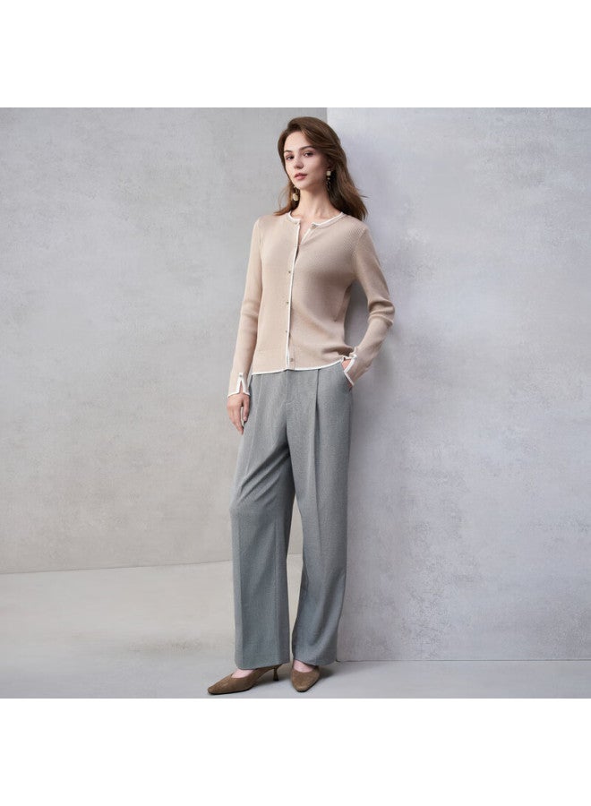 G2000 Women's Autumn Winter Soft Comfortable Knit Cardigan Wool Blend Mall Edition - Image 3