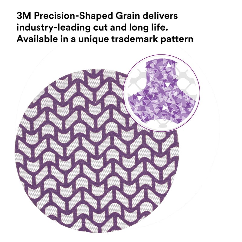 3M Xtract Net Disc 710W, 240+, 5 in, Die 500X, Pack of 50 Hook and Loop Sanding Discs, Virtually Dust-Free, Premium Option for Metal, Wood, Composites, Stock Removal, and Fine Finishing - Image 3