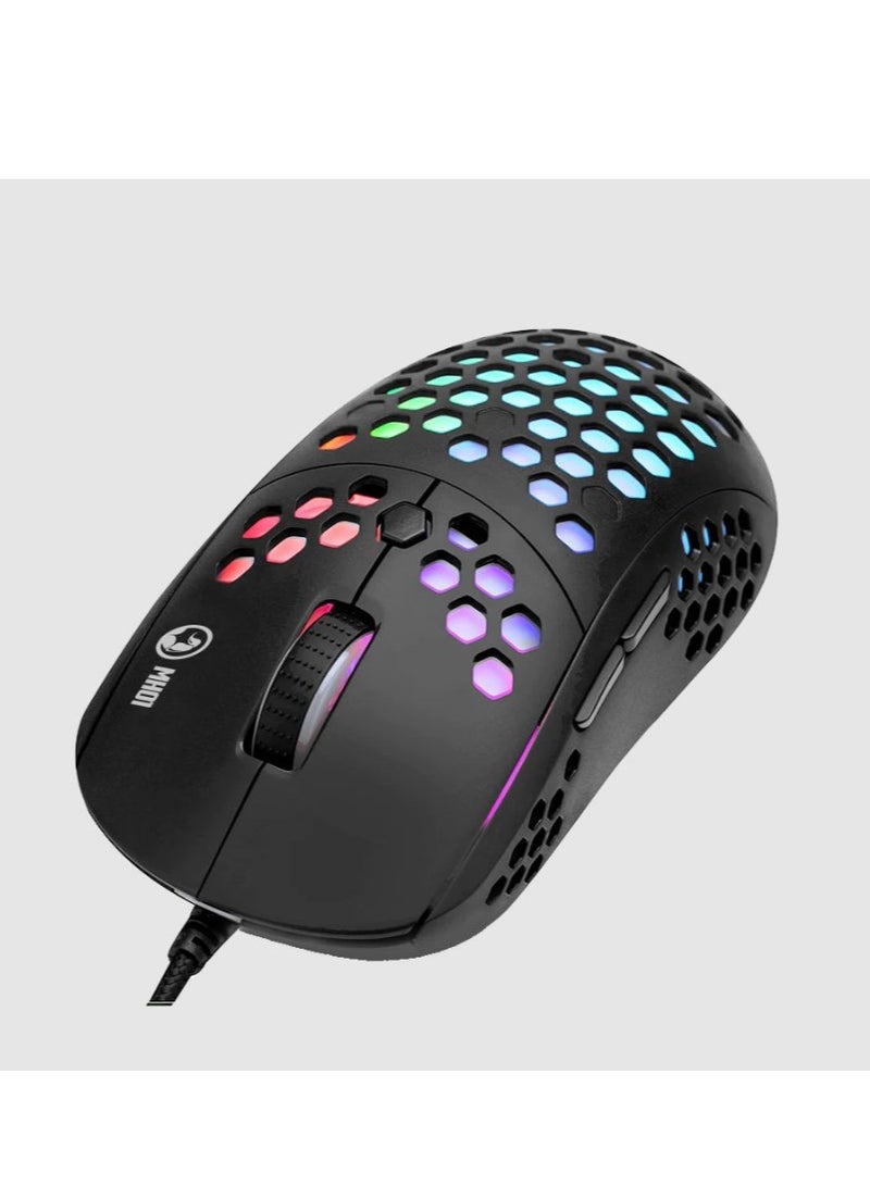 MARVO MH01BK 2IN1 Gaming Headset and Mouse Black - Image 2