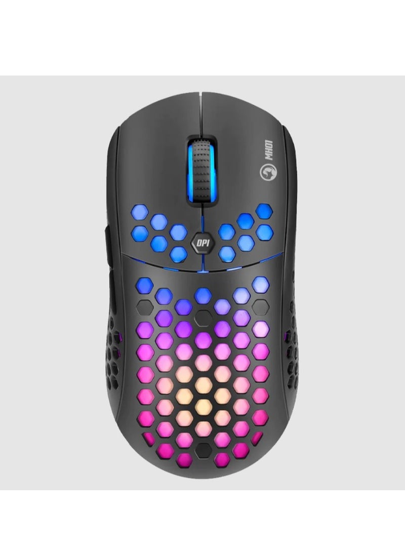 MARVO MH01BK 2IN1 Gaming Headset and Mouse Black - Image 3