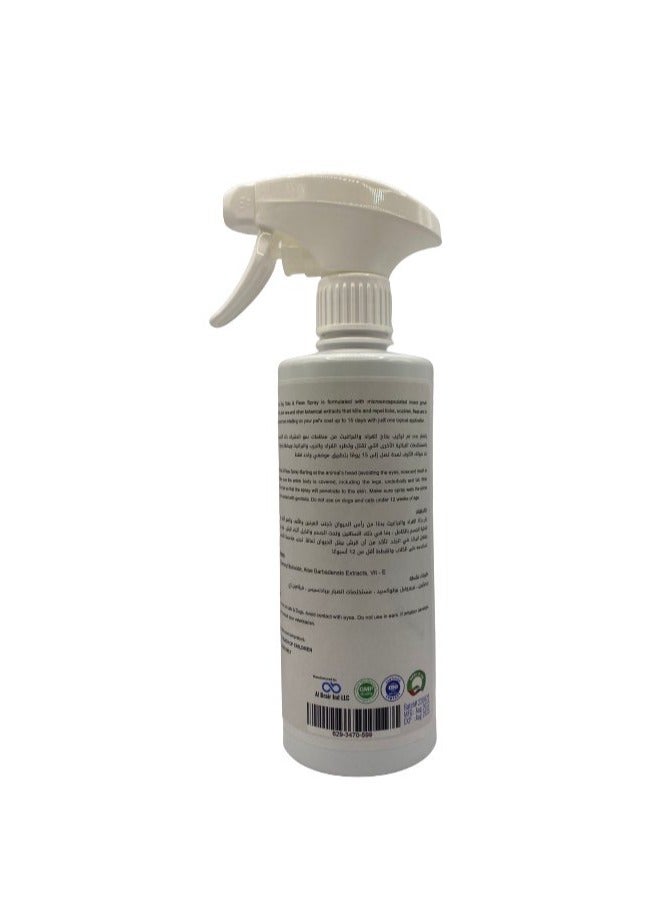 Caline TICKS & FLEAS PET SPRAY 500ML - Image 2