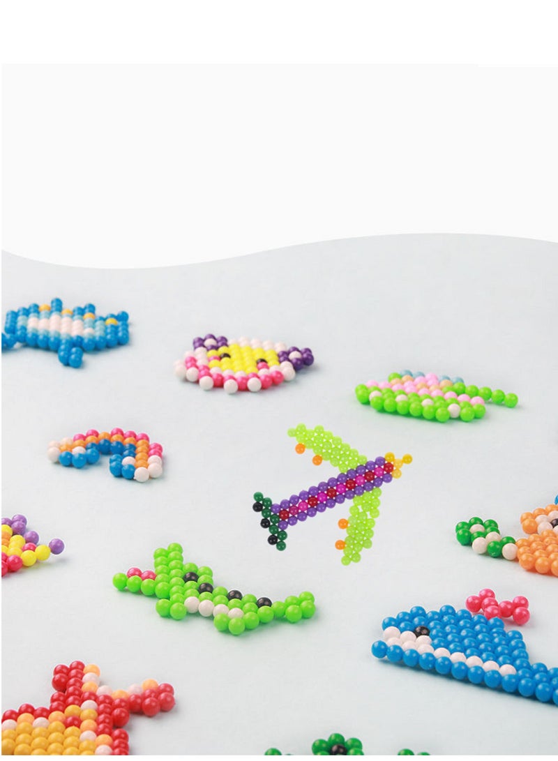 Beauenty 2400-Piece Water Spray Magic Bead 4.5MM 3D Puzzle Toys for Beginners Brain Games - Image 3