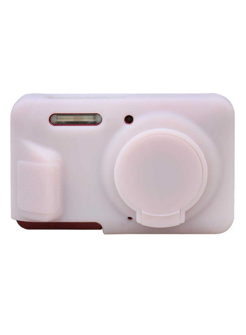 Silicone Case for KODAK PIXPRO FZ55 Digital Camera Soft Lightweight Protective Case Cover with Removable Lens Cover for KODAK FZ55 Accessories (Jelly Pink) - Image 3