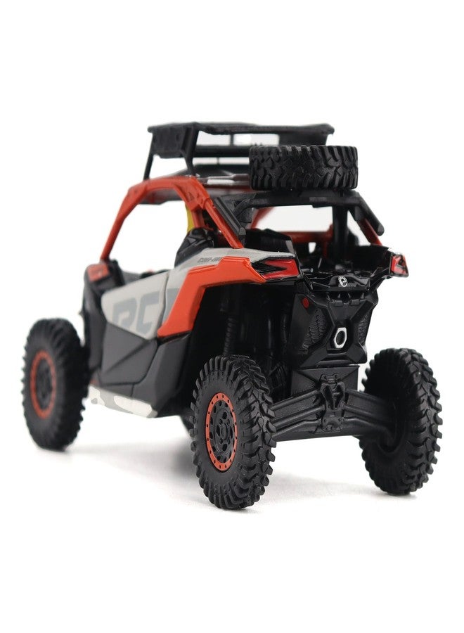 Diecast Masters BRP Bombardier Models 1:32 Scale Diecast Replica Can-Am Maverick X3 X rs Turbo RR Sand Version, Chalk Gray & Magma Red | Item 60003 - Image 3