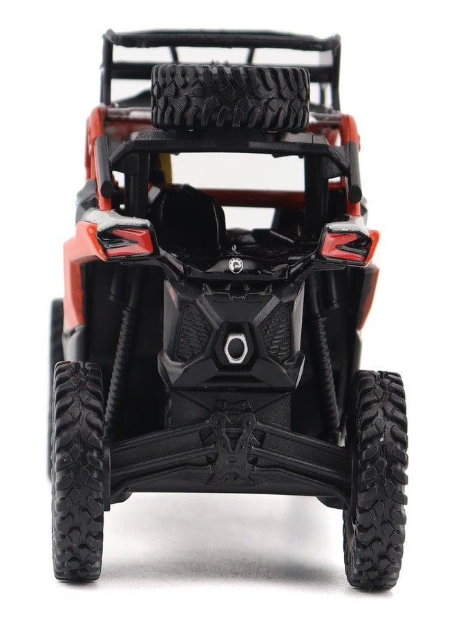Diecast Masters BRP Bombardier Models 1:32 Scale Diecast Replica Can-Am Maverick X3 X rs Turbo RR Sand Version, Chalk Gray & Magma Red | Item 60003 - Image 5