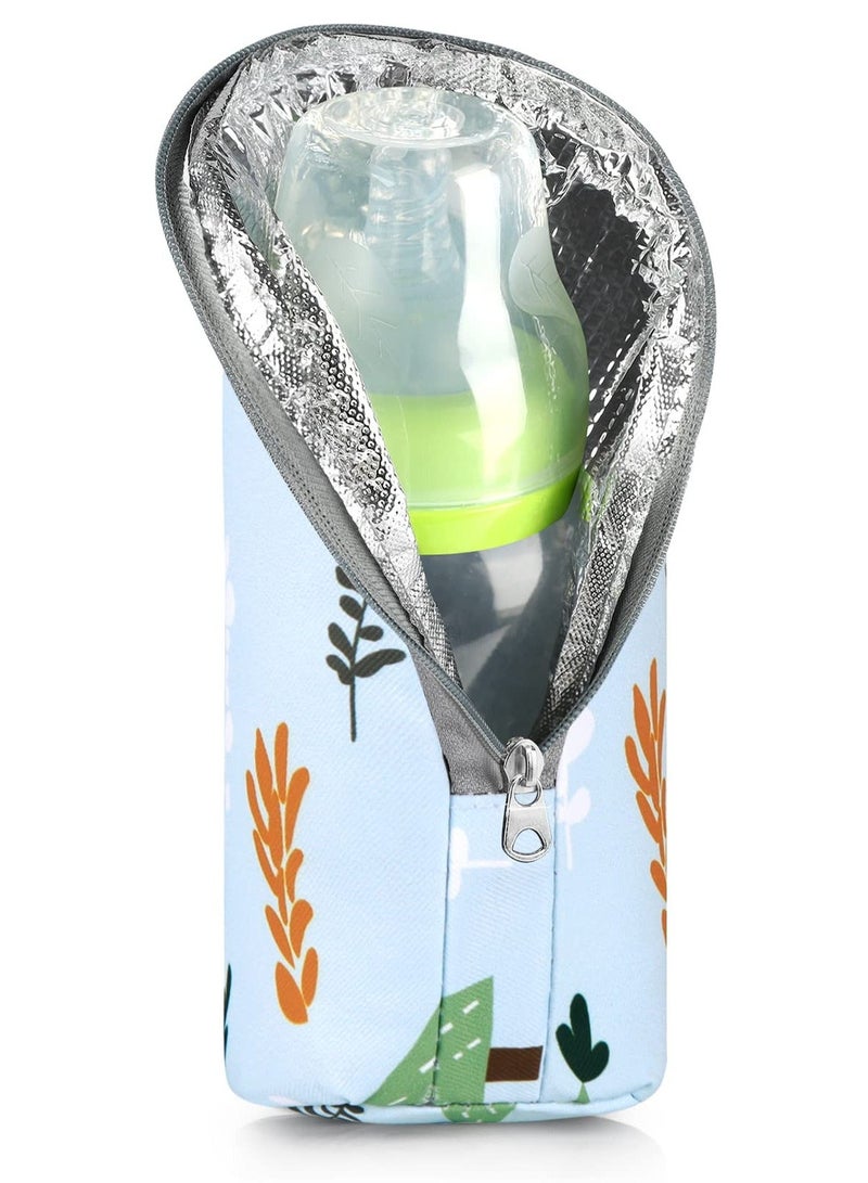 Bottle Bag for Daycare Baby Milk Cooler, Baby Bottle Thermal Bag, for Baby Bottle Cooler Bag, Children Water Cup Bag, White Accessories Breast Milk Interlayer Cotton, Travel Bags Portable Bottle Bag  - Image 1