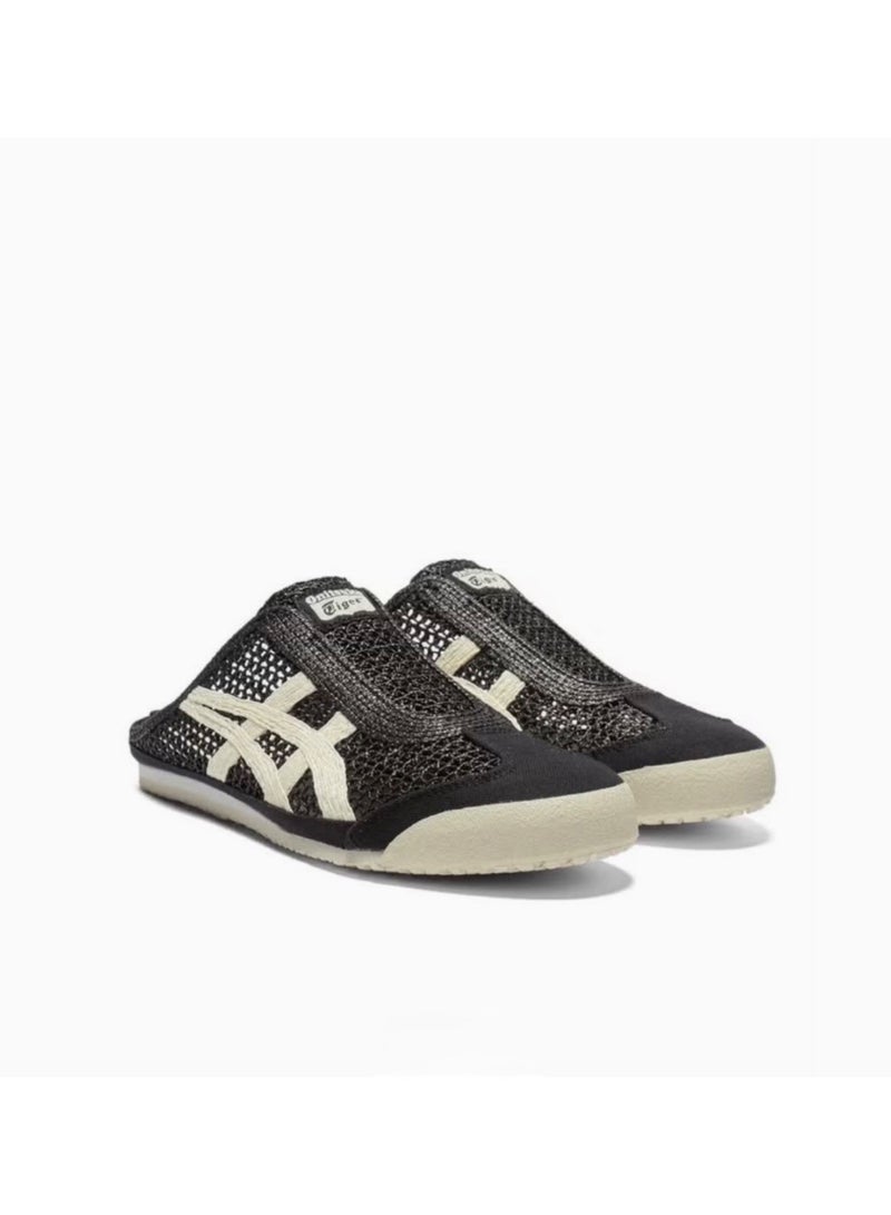 Onitsuka Tiger Sabot Slip-On Sandals Black For Men/Women/Students - Image 2