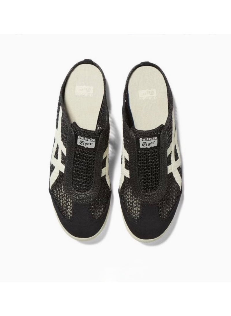 Onitsuka Tiger Sabot Slip-On Sandals Black For Men/Women/Students - Image 3