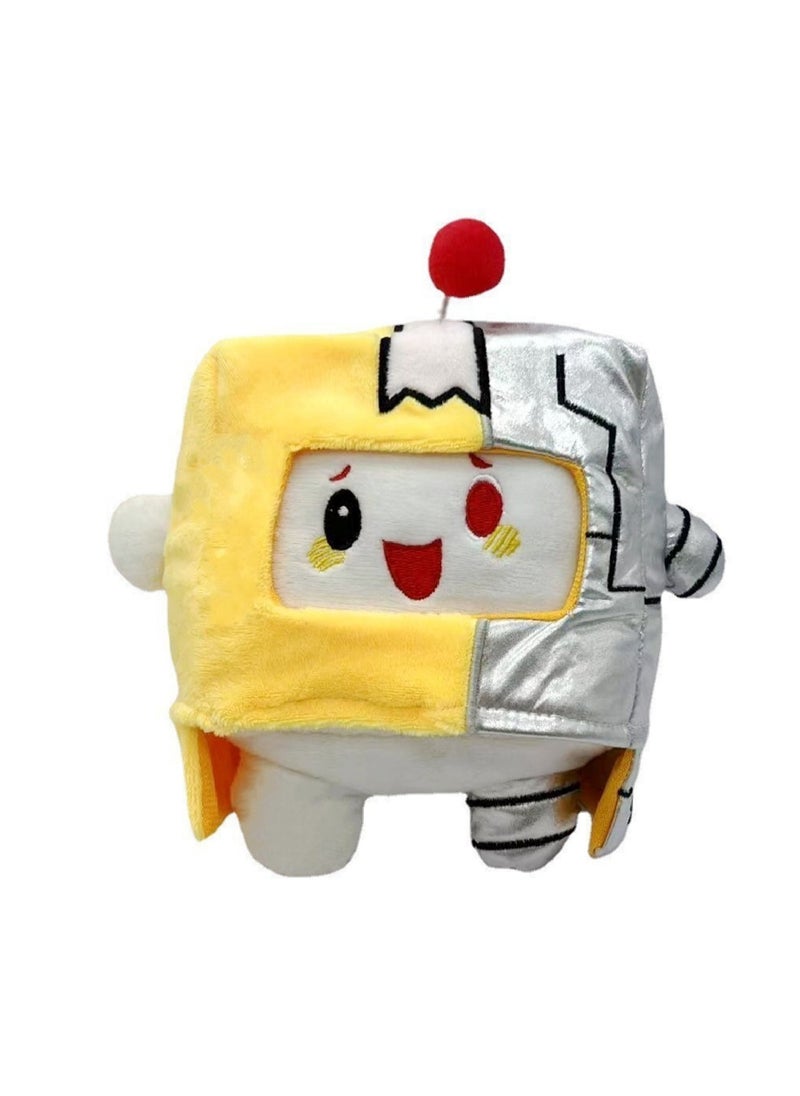 Generic - 20CM mechanical white fat man plush toy lankybox paper box doll soft plush doll boy girl birthday gift - Image 1