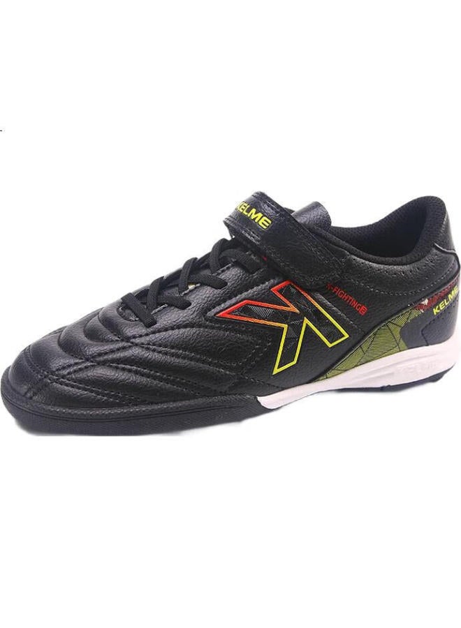 KELME Youth Tf Turf Soccer Cleats, Competition Student Non-Slip Wear-Resistant Football Boots For Men, Black, Size 31 - Image 1