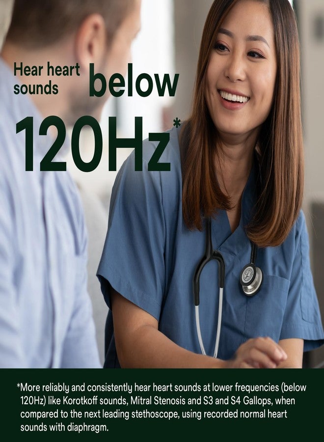 Littmann 3M Littmann Classic III Monitoring Stethoscope, 5839, More Than 2X as Loud, Weighs Less, Stainless Steel Chestpiece, 27" Lemon-Lime Tube - Image 2