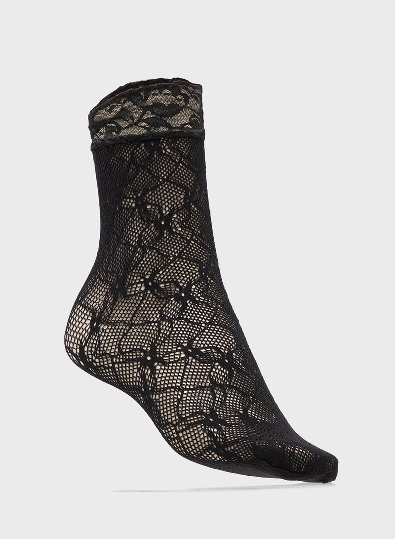 Ginger Lace Crew Socks - Image 3