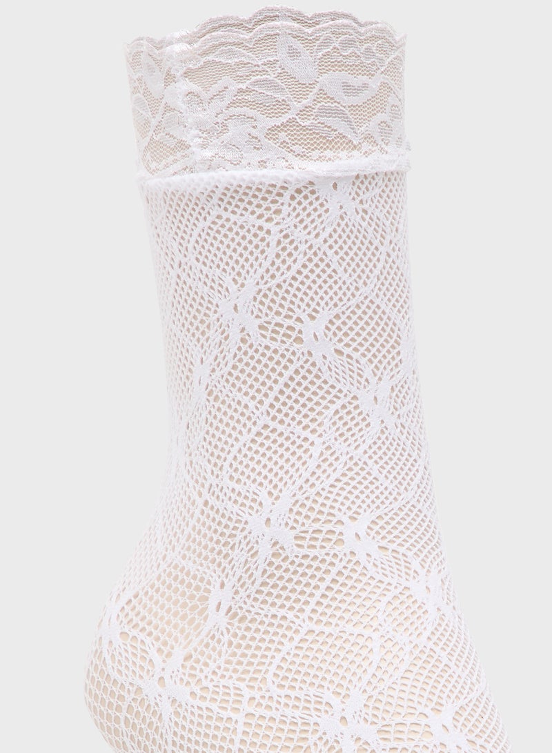 Ginger Lace Crew Socks - Image 4