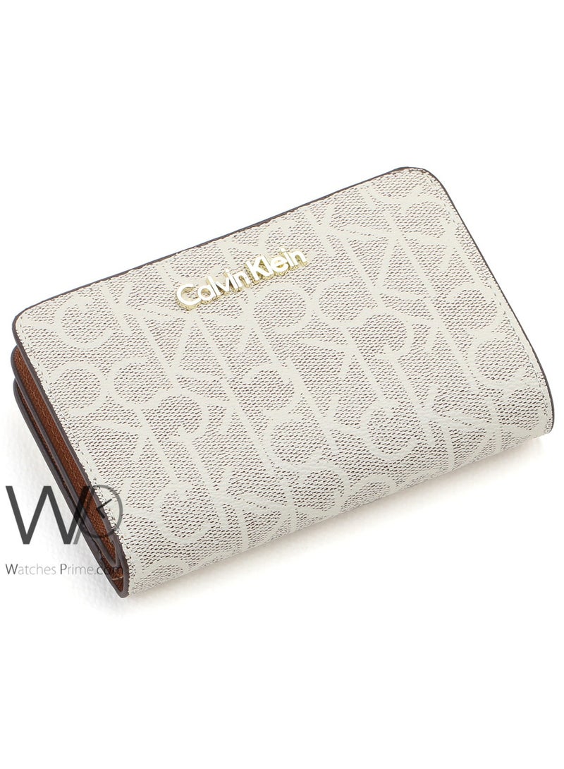 Calvin Klein Jeans CK Calvin Klein Women Leather Wallet in White color - Image 1