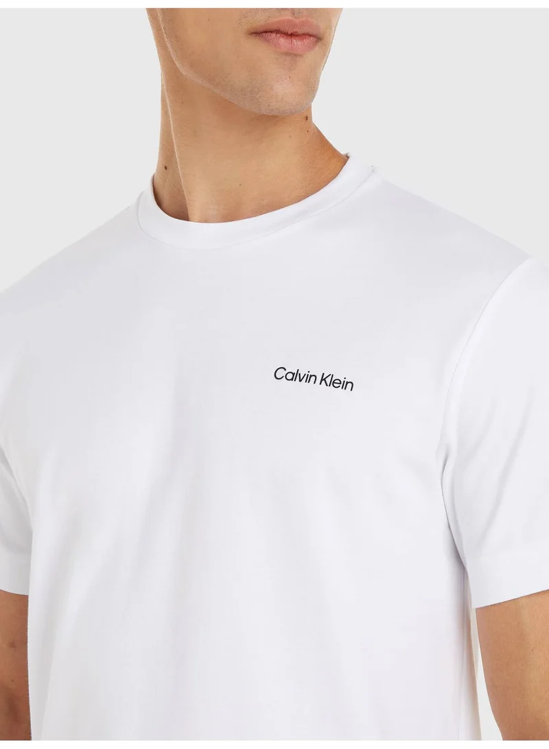CALVIN KLEIN Casual Short Sleeved T-shirt