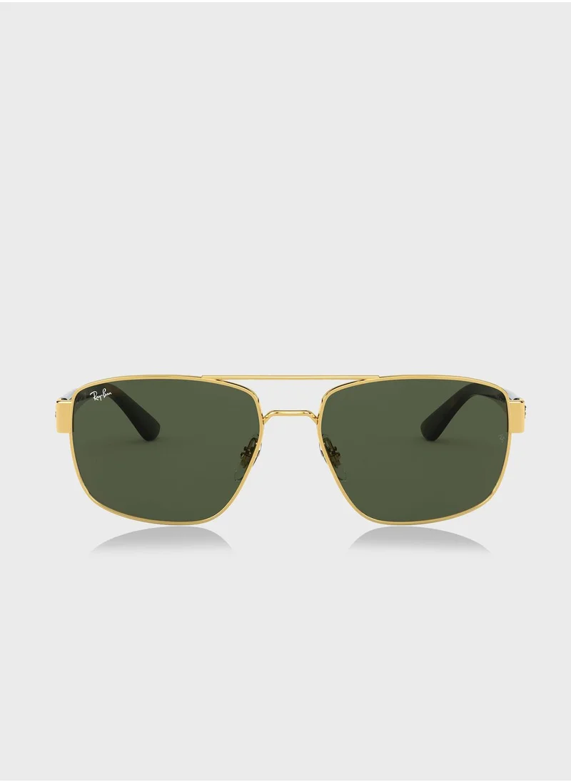 Ray-Ban 0Rb3663 Irregular Sunglasses