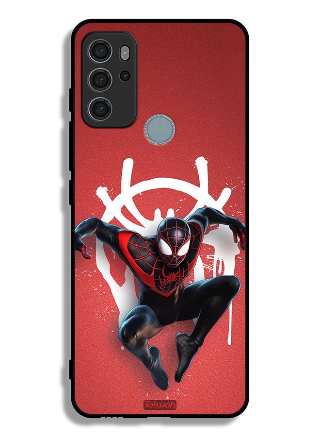 Tolwak Motorola Moto G60S Protective Case Cover Spiderman - Image 2