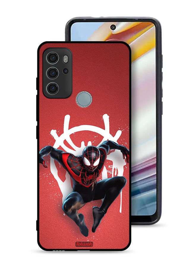 Tolwak Motorola Moto G60S Protective Case Cover Spiderman - Image 1