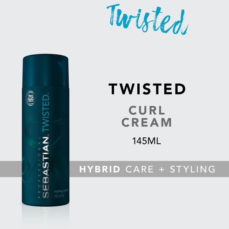 Sebastian Professional Twisted | Curl Magnifier Hair Styling Cream | Weightless, Touchable Defined Natural-Looking Curls | 4.9 fl oz - Image 2