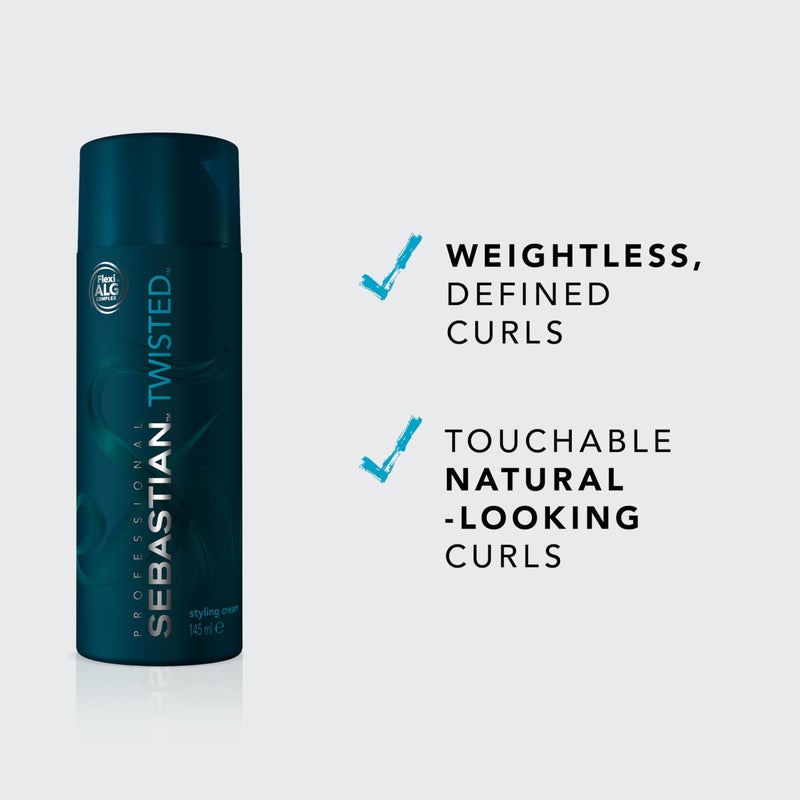 Sebastian Professional Twisted | Curl Magnifier Hair Styling Cream | Weightless, Touchable Defined Natural-Looking Curls | 4.9 fl oz - Image 3